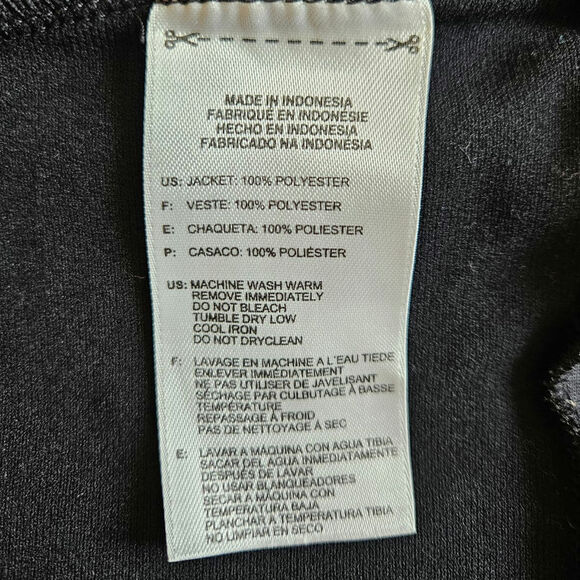 Adidas Women's Sweatshirt Full Zip Black Small - Picture 6 of 9